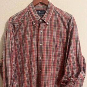 Designer Ralph Lauren stylish button-up! Size XL